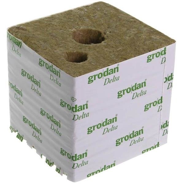 Grodan Rockwool Cube 15x15x14,2cm, Medium and seeds \ ROCKWOOL