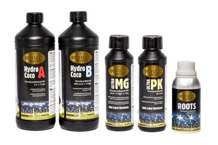 Gold Label large nutrient kit - HydroCoco