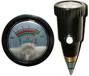 PH + humidity meter for soil