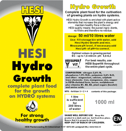 HESI Hydro Grow 10L