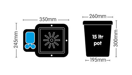 AutoPot 100x15L