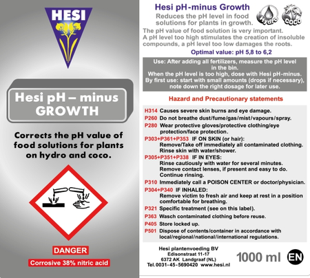 Hesi pH- Grow 1L